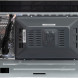 Exquisit EMW2546HI magnetron combi interieur bovenaanzicht met draaitafel en steunbeugel