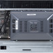 Exquisit EMW2546HIBLACK magnetron combi, interieurzijde met magnetroncaviteit, verwarmingselement, ventilatiegroepen en aansluiting