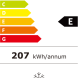 Exquisit GS232-NF-040EW energielabel detail koelvolume en geluidsniveau