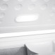 Exquisit GT200-HE-040CW vrieskist geopende deksel met interieur manden en bedieningspaneel