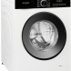 Exquisit WA8214-341A wasmachine vooraanzicht met gesloten deur, bedieningspaneel bovenop met draaiknop en digitaal display