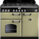 Falcon CLASSIC DELUXE 100 GAS OLIVE GREEN fornuis - 100 cm breed