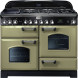 Falcon CLASSIC DELUXE 110 GAS OLIVE GREEN fornuis - 110 cm breed