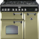 Falcon CLASSIC DELUXE 90 GAS OLIVE GREEN fornuis - 90 cm breed