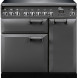 Falcon Leckford Deluxe 90 inductie fornuis - zwart