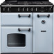 Falcon Classic 2026 90 Inductie fornuis, frontaanzicht vrijstaand met twee ovens, inductiekookplaat en bedieningspaneel zichtbaar