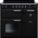 Falcon CLASSIC 90 INDUCTIE GL BLACK fornuis - 90 cm breed