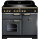 FALCON fornuis Classic Deluxe 100 inductie slate vooraanzicht