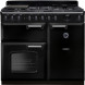 Falcon Classic Deluxe 2026 100 Gas fornuis met zilveren greepdetails, vooraanzicht