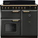 Falcon Classic Deluxe 2026 100 Inductie fornuis vooraanzicht met inductiekookplaat, bedieningsknoppen en twee ovens