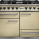 Falcon Deluxe 1092 Gas fornuis in champagne-beige, vooraanzicht