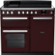 Falcon ESTEL DELUXE 100 INDUCTIE BORDEAUX fornuis - 100 cm breed