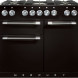 Falcon Mercury 1082 Gas fornuis vooraanzicht zwart met negen kookplaten en twee ovens