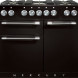Falcon Mercury 1082 Gas fornuis vooraanzicht zwart met negen kookplaten en twee ovens