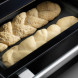 Falcon Nexus 110 Gas fornuis, grill geopend met gegrilde vlees en groenten