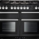 Falcon Nexus SE 110 Gas fornuis in zwart, vooraanzicht standmodel volledige unit