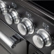 Falcon Nexus SE 110 Gas fornuis, detailweergave bedieningsknppen van gasbranders