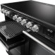 Falcon Nexus 2026 100 fornuis detail gaskookplaat met branders en bedieningsknoppen