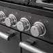 Falcon NEXO110DFPSLT/CM_E1 bedieningspaneel met knopen en gasfornuis detail
