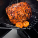Falcon PDL90DFCB/C_EU oven met geroosterde kip en sinaasappels op rooster