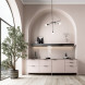 Falmec SHELF120R wandafzuiging in moderne minimalistische interieur tegen beige muur in niche