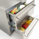 Fhiaba UC2D90PO koelkast - rvs - Onderbouw