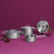 Fissler PURE COLLECTION SET 5 PCS pannenset - Rvs