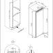 Frilec BREMEN280-E-NF-080E technische tekenin met installatieafmetingen en detail scharnieren