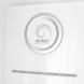 Frilec BREMEN295-NF-040CDI koelkast vrieskast, No Frost logo en bedieningspaneel op deur