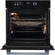 Frilec VESUVIO6072 oven frontaal met gesloten deur, digitaal display en touchbediening zichtbaar
