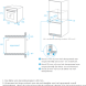 Frilec VESUVIO6072 oven installatiedimensioningen en montagegegevens technisch schema