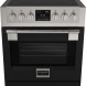 Fulgor Milano FSRC 3004 P MI ED 2F MBK fornuis inductie - zwart - 76,2 cm. breed