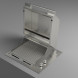 Fulgor milano FOBQ 602 G X inbouw gas barbecue - 60 cm - rvs