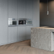 V-Zug Combair V2000 60 inbouw oven - Platinum spiegelglas