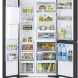 Hitachi R-MX700GVRU0 side-by-side koelkast - zwart glas