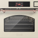Ilve 645NHSW1/AW combi-stoomoven met magnetron - antiek wit