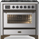 ILVE M096DNE3/SS fornuis - 90 cm breed