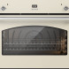 Ilve OV90SNE3/AW inbouw oven 90 cm - antiek wit