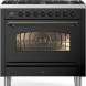 fornuis ILVE P096NE3/BK - 90 cm breed
