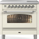 ILVE PI096NE3/AW fornuis - 90 cm breed