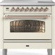 fornuis ILVE PI096NE3/AW - 90 cm breed