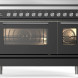 Ilve PI127WE3/MG inductie fornuis - 120 cm. breed - mat grafiet