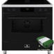 Elementi di Cucina IM9034-ZW-IX-B inductiefornuis met geïntegreerde afzuiging