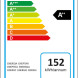 Deze Inventum vriezer heeft een zuinig energieklasse A++ label.