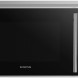 Inventum MN237CS magnetron combi vooraanzicht met gesloten deur, digitaal display en bedieningspaneel
