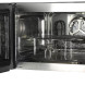 Inventum MN302CB magnetron combi, geopende deur toont dubbele verwarmingschamber met roosters en luchtuitlaat