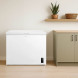 Inventum VK980W vrieskist wit, zijkant in interieur naast kasten