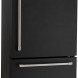 Iomabe ICO19JSPR 8BM vrijstaande bottom mount koelkast - mat zwart