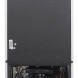 Foto van de achterzijde van de Etna KVV555WIT met onderin de compressor