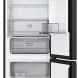 LG GBBS322AEV koel-vriescombinatie beide deuren open interieur leeg